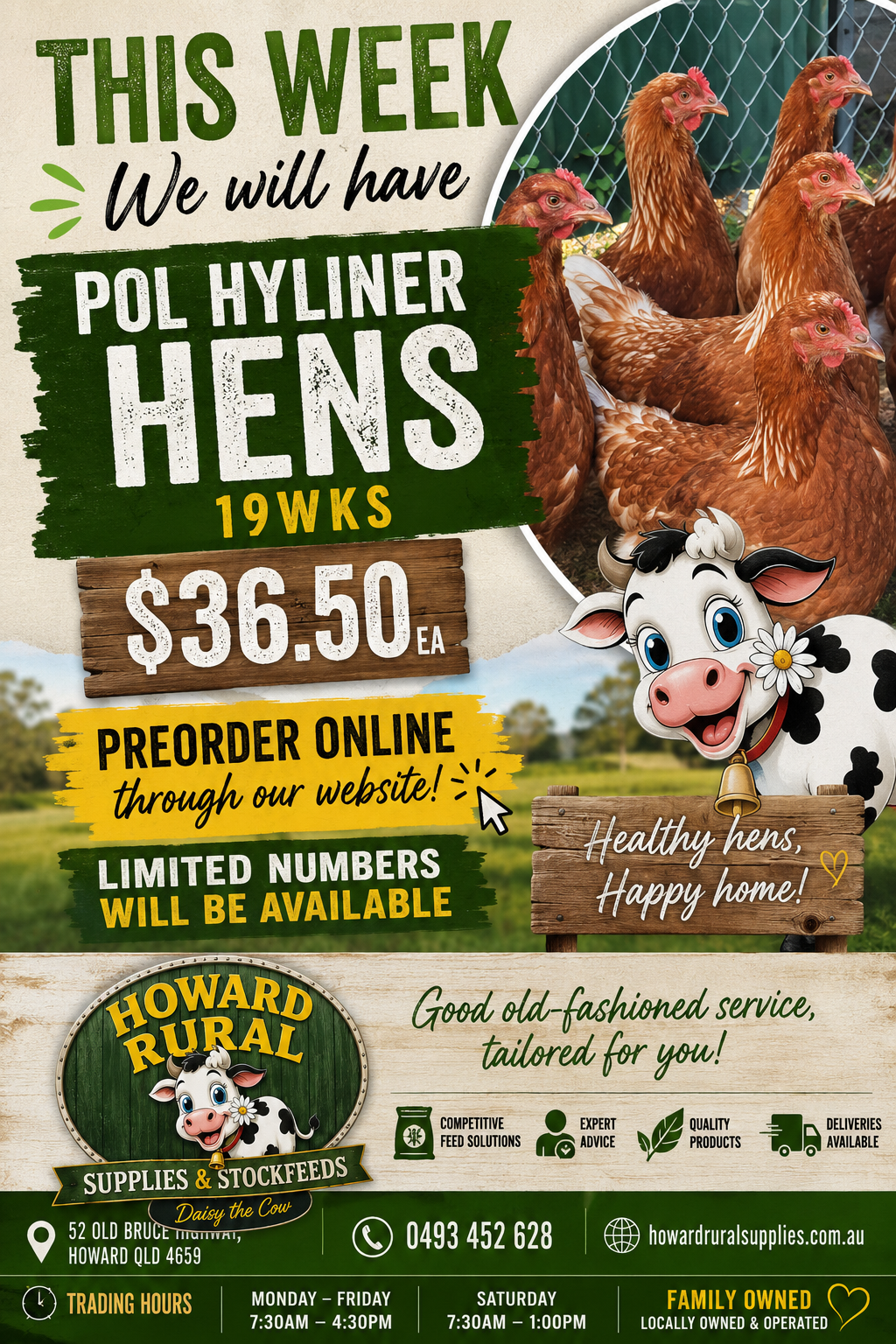 hyliner pol hens pre order august